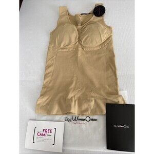 NEW Woman Ocean Slimming Cami Shaper 3-in-1 Shapewear Classic Beige Size XL $79
